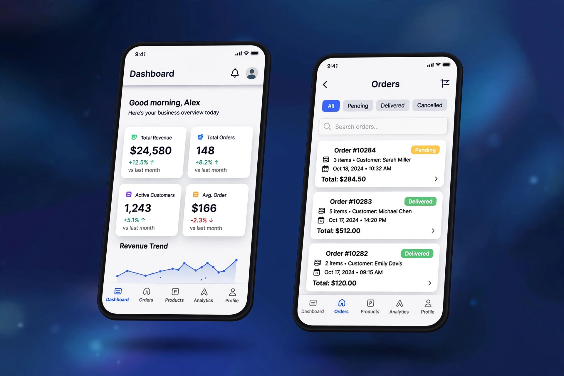 Web and mobile apps